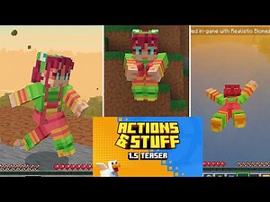 TEXTURA ACTIONS & STUFF UPDATE 1.5 DOWNLOAD LIBERADO MINECRAFT 1.21