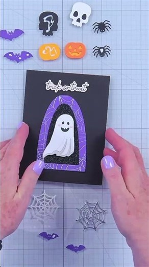 This Halloween card is all treble and no trouble! 👻🎶