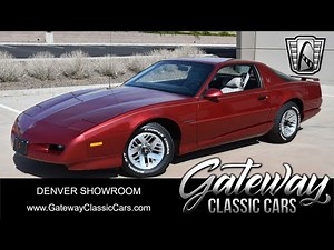 1495-DEN 1992 Pontiac Firebird Gateway Classic Cars of Denver