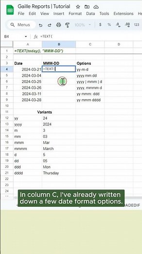 How to change the date format in Google Sheets? #googlesheets #googlesheetstips #datefunction