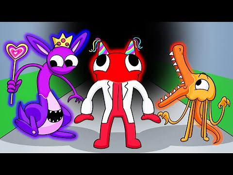 GARTEN of BANBAN, But They're RAINBOW FRIENDS?! (Cartoon Animation)
