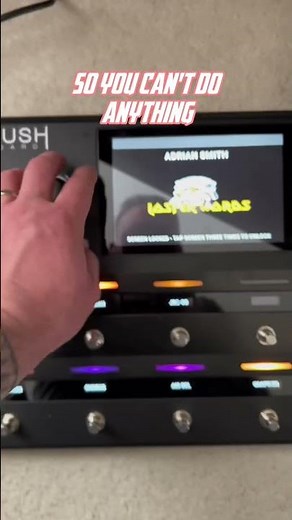 #shorts How to lock out the Headrush Pedalboard input