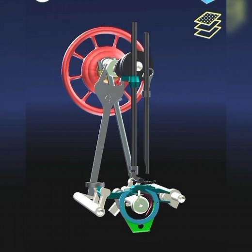 sewing machine 🧵🪡#3danimation #viral