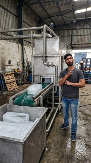 Ice Block Making Machine #ice #blocks