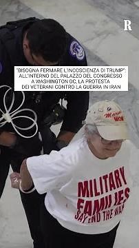 "Bisogna fermare l'incoscienza di Trump": la protesta dei veterani a contro la guerra in Iran