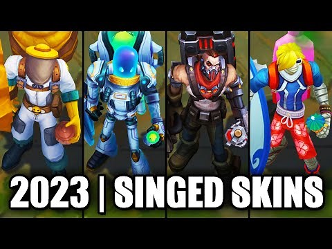 ALL SINGED SKINS SPOTLIGHT 2023 | League of Legends