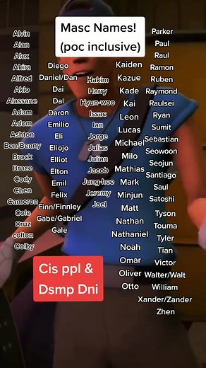Cis/Dsmp = block (@scouts.trans.safespace)’s video of Writing Names