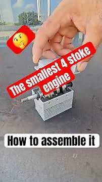 4 STROKE ENGINE DIY PROJECT #mechanic #tech#automobile#howitsmade