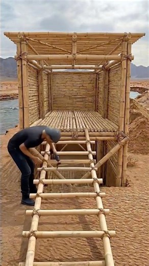 Building the Ultimate Off-Grid Bamboo Oasis With a Real Indoor River 🤯