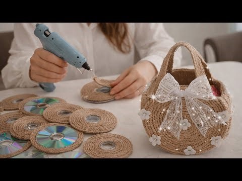 ♻️Don’t Throw Away Old CDs! Look What I Made With Them