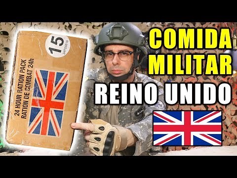 Probando Comida Militar de REINO UNIDO | Ración 24 horas