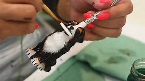We really do create each piece of ours by hand. Our master artisans add amazing detail to each of our Pet Set or DIVA Dogs. Take a look. | Joy To The World Collectibles