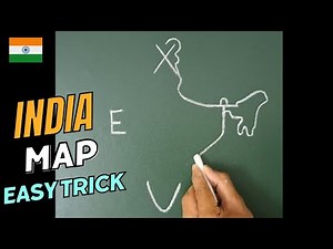 india map | india map drawing easy | bharat ka naksha | how to draw india map | india map drawing