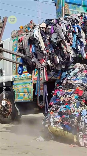 Workshop Things on Instagram: "Recycling of Waste Garments Into Cotton Yarn Manufacturing #cotton #recycling #waste #yarn #process"