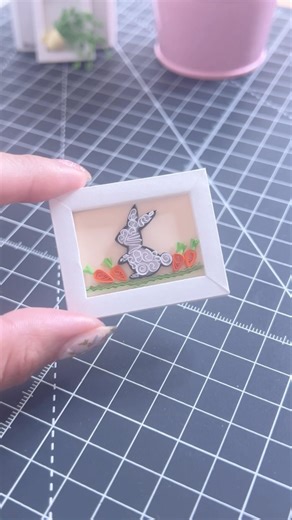 Cozy Bunny & Carrots 🥕 Aesthetic Miniature Paper Craft