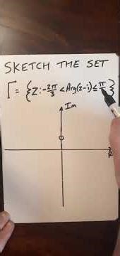 Sketch a Complex Set #mathematics #mathsshorts #mathsfacts #mathsforjee #complexsystems #euler #math