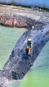 1.4K views · 16 reactions | Perfect Teamwork! SHANTUI DH17 Bulldozer & Many Dump Trucks Filling Lake with Rocks Part 55 | Dozer Powerful | Facebook