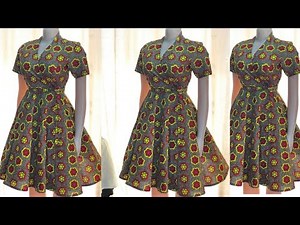 How to cut and sew a wrap dress/overlap gown/beginner’s friendly