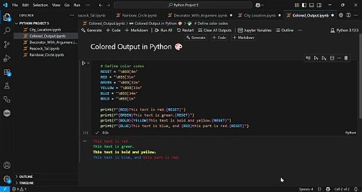 Add Stunning Colors to Your Python Console | Text Styling Made Easy 🎨💻