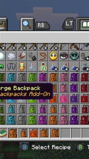 Minecraft ￼Simply Backpacks Add-on