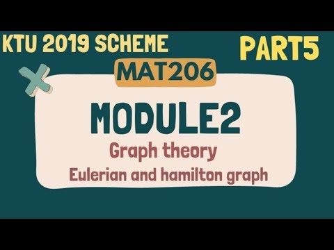 MODULE 2|PART 5|GRAPH THEORY|S4#ktu #btech