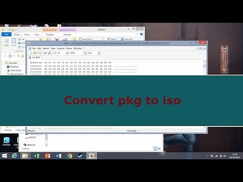 Tutorial convert pkg to iso game ps3