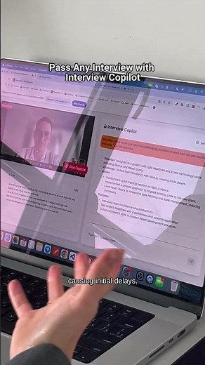 Watch the AI Interview Copilot in Action ⚡️ | Set Up in 2 Min! #interviewtips