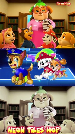 Paw Patrol Library Fun X Coffin Dance Song Cover Tiles Hop Edm Rush