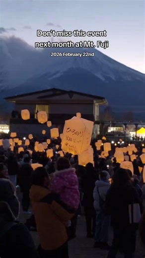 Japan Ichiban Tours on Instagram: "Ice Candle & Sky Lantern Festival – Lake Yamanaka ❄️✨ 🗓 22 February 2026 | Mt. Fuji Day A once-in-a-lifetime experience ✨ Watch hundreds of glowing ice candles and sky lanterns illuminate the night with Mt. Fuji as a magical backdrop 🗻🕯️🎈 A winter moment you’ll remember forever. ⚠️ Limited slots | One-day event only Make your Japan trip truly unforgettable with Japan Ichiban Tours. 📞 Contact: +81-090-3486-7744 📧 Email: info@japanichibantours.com 🌐 Websit