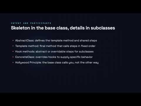 Template Method - Software Design Patterns