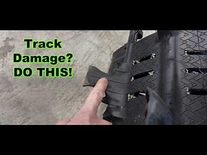 How to FIX a Ripped Lug on Your Snowmobile Track (REAL-WORLD REPAIR!)