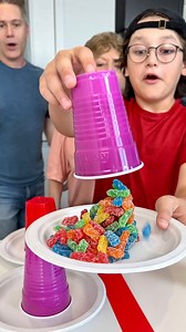 1.1M views · 10K reactions | Land the Bottle Lift a Cup Game An original game by Getti & family | Getti | Facebook