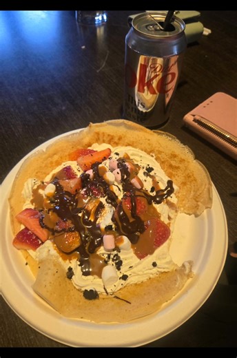 The pancake bar is now open..only £5 pp to build your own unlimited pancakes, with a wide choice of toppings, all freshly made 🥞 #PancakeDay | The Dick Whittington
