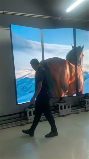 MK Display Creative Mobile Mechanical/Rotating/AI LED Screen#creativedesign #creativedisplay #led