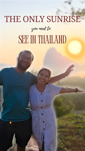 Smriti & Saksham ✈️ Travel Couple on Instagram: "📌 Save this for your Thailand itinerary! If you’re looking for that “once in a lifetime” sunrise, Samet Nangshe is it. 🌤️ Since the journey is a mission, here is what you need to know to actually survive the trip: Quick Tips for your trip: • Beat the Cold: Wear a scarf or jacket for that 4am morning breeze. • Don’t Get Stranded: Petrol pumps are few and far between on this route, so fuel up the night before! • Pack Snacks: Bring water and a ligh