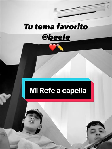 Beele canta a capella 'Mi Refe'