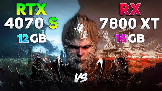 Black Myth: Wukong benchmark - RTX 4070 SUPER vs RX 7800 XT | 1080p | 1440p