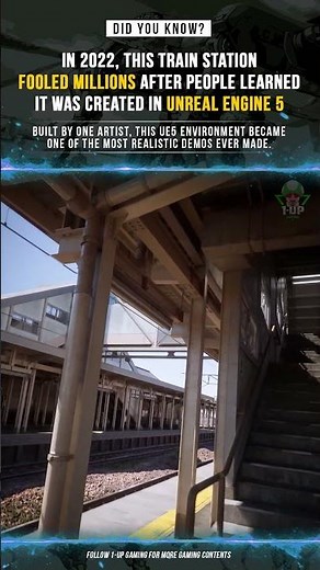 The Most Realistic Unreal Engine Project Created - Etchū‑Daimon Station Project UE5