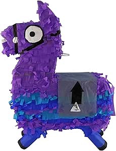 LYTIO Loot Llama Purple Pinata Perfect for Decorations Gaming Themed Parties Kids Birthdays Photo Prop Mexican Piñata Game