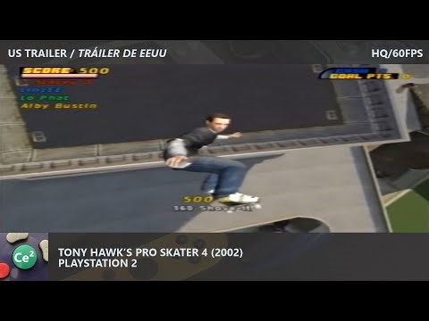 Tony Hawk’s Pro Skater 4 | PS2 | 2002 | Video Game US Trailer | HQ/60FPS