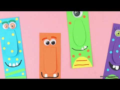 How to Make Monster Bookmarks