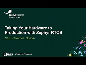 Taking Your Hardware to Production with Zephyr RTOS - Chris Gammell, Golioth