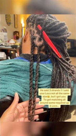 How to Choose the Right Twist Size for Your Locs#menslocs#dreads#dreadstyles#locnation#fup#trending