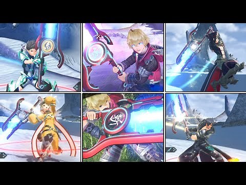 Xenoblade Chronicles2 - All Character Monado's Arts(Driver Arts)＋Shulk Special Moves【Japanese】