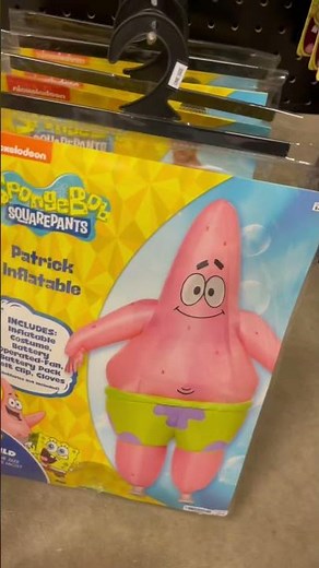 Sponge Bob Inflatable Costume! #spirithalloween #halloween #dressup #spongebob