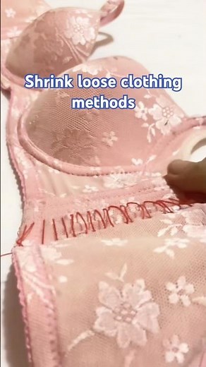 Shrink loose clothing methods #sewingtips #sewing
