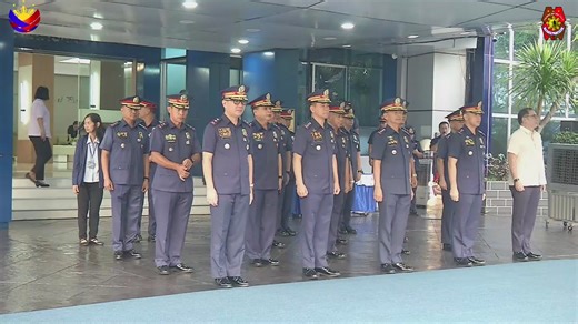 Flag Raising Ceremony with Chief PNP, Police General JOSE MELENCIO C NARTATEZ JR at National Headquarters, Philippine National Police, Camp BGen Rafael T Crame Quezon City, on February 16, 2026. #ToServeandProtect http://pnp.gov.ph http://X.com/pnppio http://youtube.com/pnppio | Philippine National Police