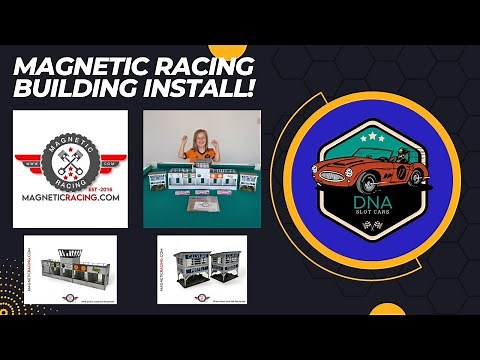 MAGNETIC RACING BUILDING INSTALL!!!! #MagneticRacing #slotcars
