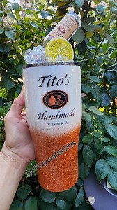 Handmade Glitter Tito's Tumbler: Stainless Steel Insulated Beverage Holder - Etsy