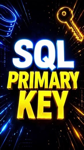 🔑What is Primary Key in SQL? #shorts #coding #sql #programming #fullstackdeveloper #interview